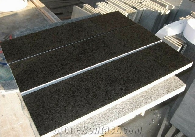 G684 Granite Black Basalt Tiles from China - StoneContact.com