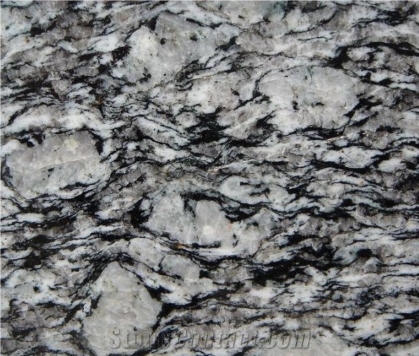 Sea Wave Flower Granite Tiles&Slabs, China Grey Granite