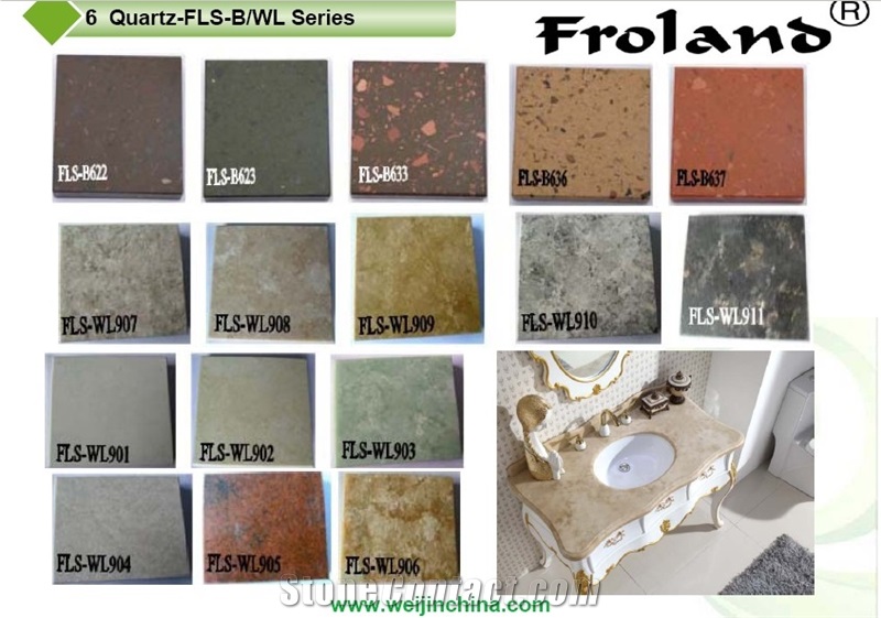 Quartz Surface for Countertops Use