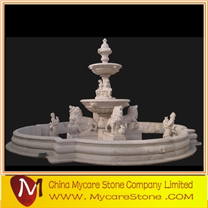 Natural Beige Granite Fountain