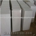 Pure White Marble Polished Tiles, Vietnam Crystal White Marble Tiles