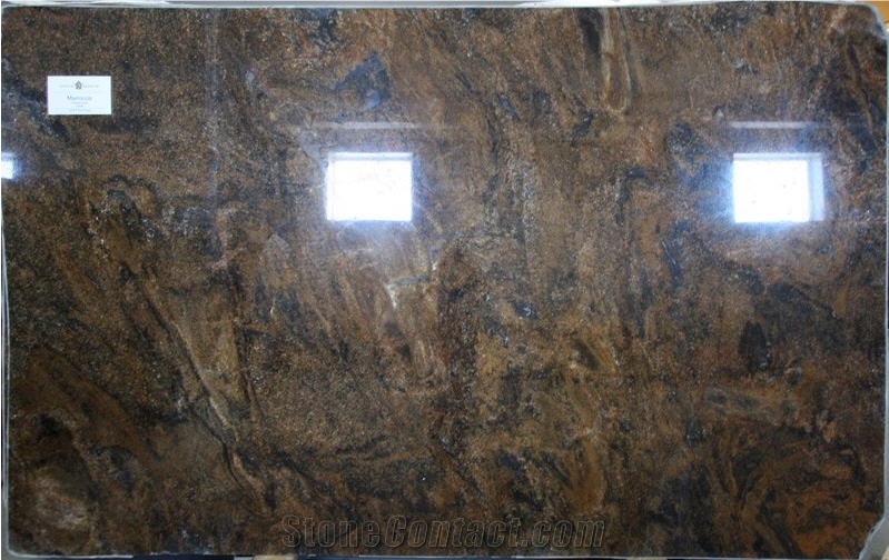 Marrocos Granite Slabs, Brazil Brown Granite