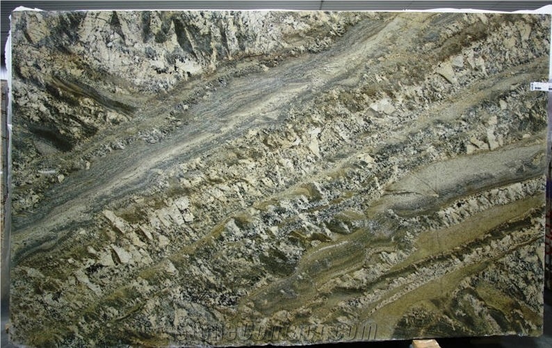 Netuno Granite Slabs, Brazil Yellow Granite