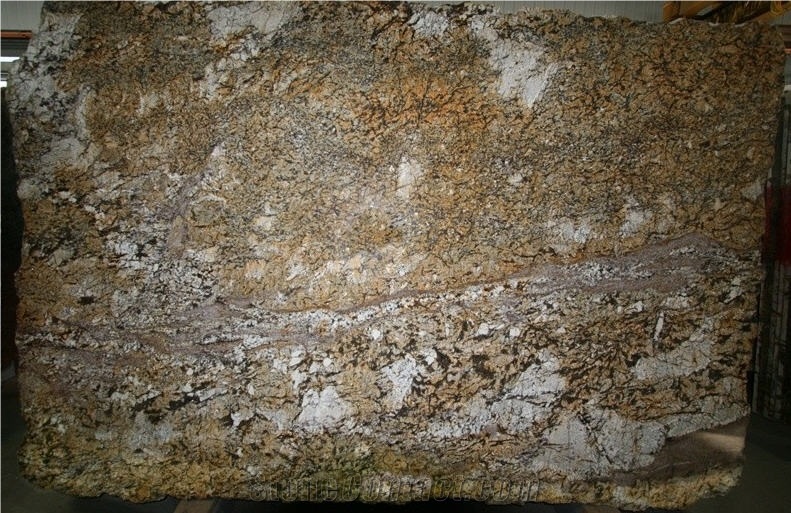 Normandy Granite Slabs, Brazil Yellow Granite