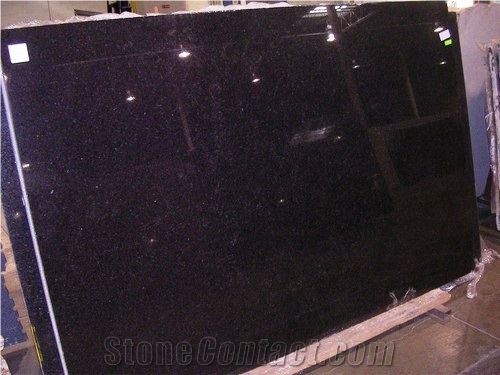 Opalescence Granite Slabs, India Black Granite