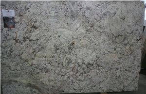 Tropical Siena Granite Slabs, Brazil White Granite