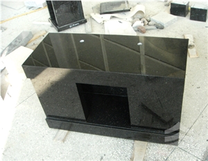 Black Galaxy Granite Urns