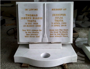 Monument Head Stone, China White Marble Tombstone