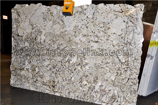 Persian Pearl Granite, White Granite Slab