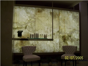 Translucent Onyx Wall Panel, Pakistan White Onyx Wall Panel