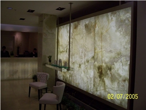 Translucent Onyx Wall Panel, Pakistan White Onyx Wall Panel