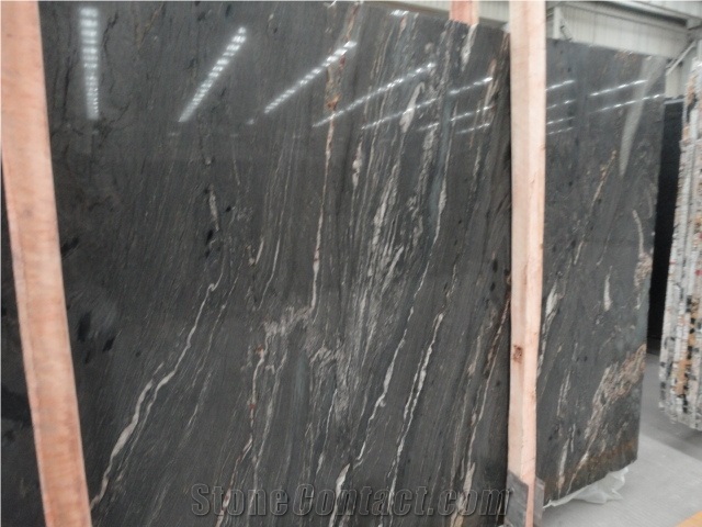 Black Cosmic Granite Slabs and Tiles