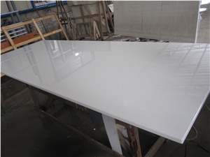 Pure White Artificial Marble Slabs