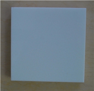 Pure White Artificial Marble Tile