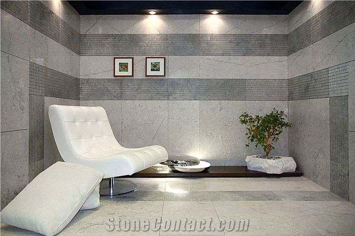Jura Grey Blue Limestone Wall and Floor Tiles