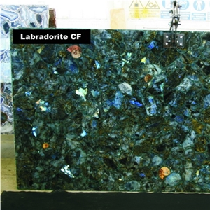 Green Labradorite Semiprecious Stone Slabs