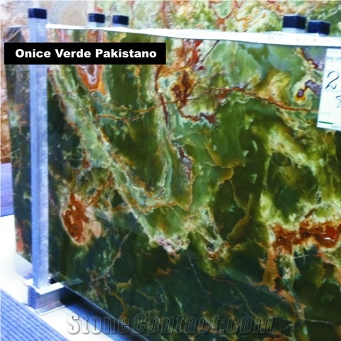 Onice Verde Pakistano Slabs, Pakistan Green Onyx