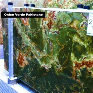 Onice Verde Pakistano Slabs, Pakistan Green Onyx