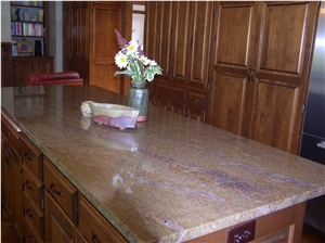 Summer Ivy Granite Kitchen Countertop