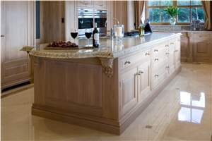 Sensa Outono Granite Kitchen Countertop, Sensa White Granite Kitchen Countertops