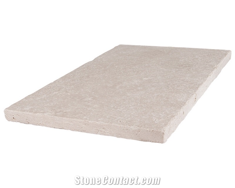 Classic Light Travertine Tumbled Tiles, Turkey Beige Travertine