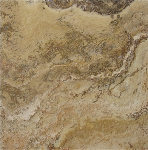 Scabas Brown Travertine Tiles, Turkey Brown Travertine