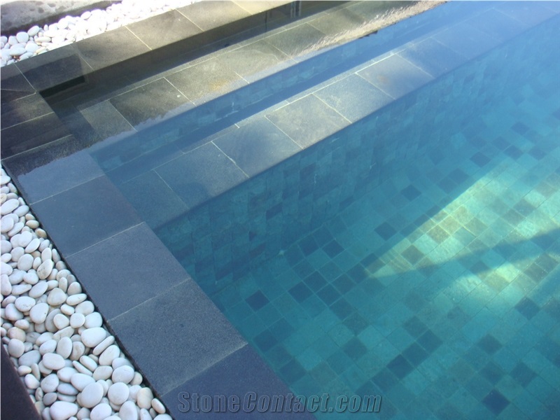 Sukabumi Green Quartzite Swimming Pool Floors