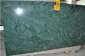 Forest Green Marble Slabs, Blocks