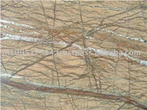 Rainforest Gold Marble Slabs, Tiles