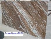 Toronto Brown Marble Block, India Brown Marble