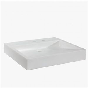 Thassos White Marble Small Sink