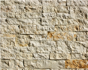 Austin Cream Limestone Thin Veneer Stone, Beige Limestone Veneer