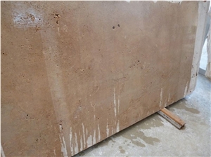 Dark Noce Travertine Slabs, Turkey Brown Travertine