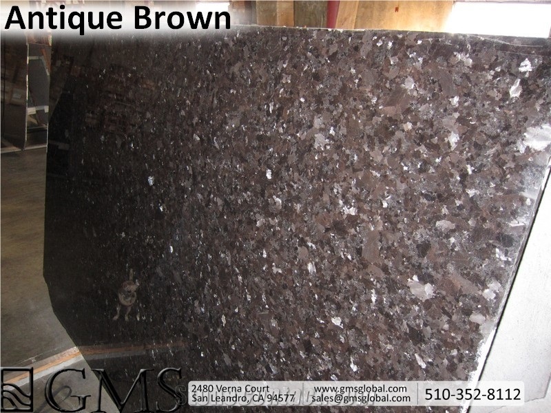 Antique Brown Granite Slabs