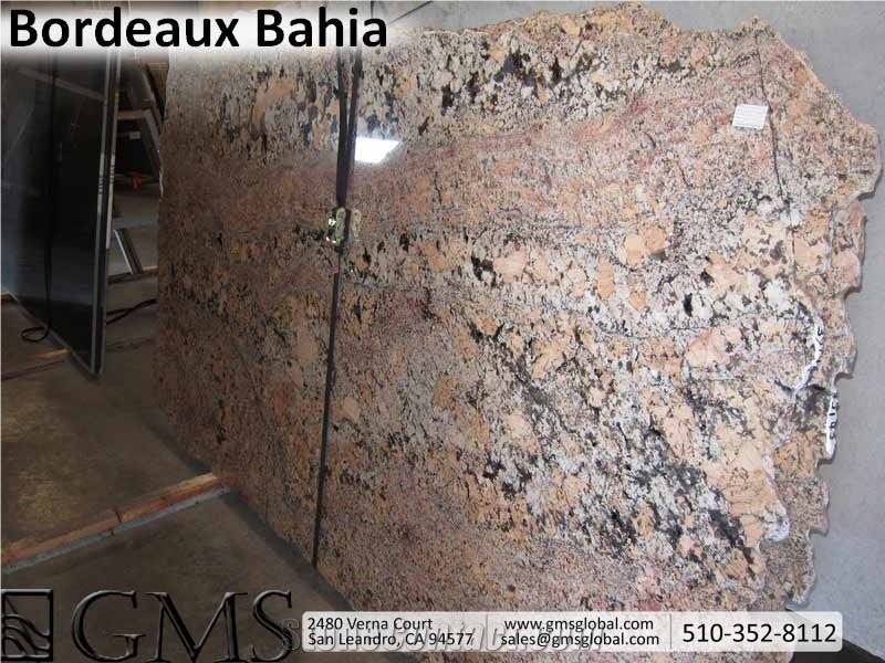 Bordeaux Bahia Granite Slabs