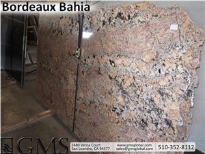 Bordeaux Bahia Granite Slabs