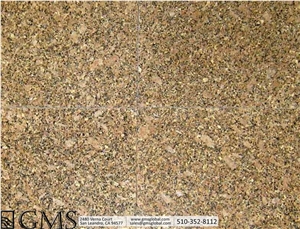 Carioca Gold 12x12 Granite Tiles, Brazil Yellow Granite
