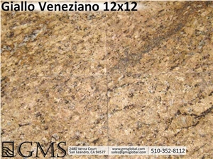Giallo Veneziano Granite Tiles, Brazil Yellow Granite
