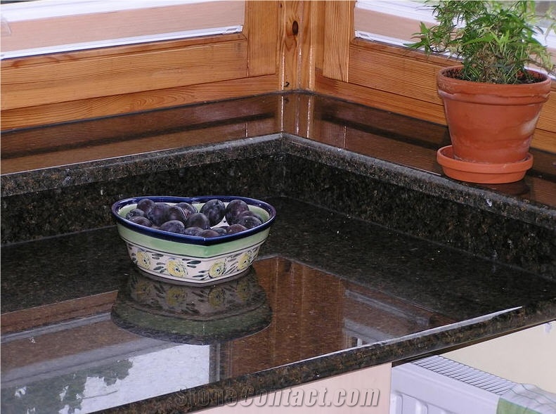Sapphire Brown Granite Kitchen Countertop