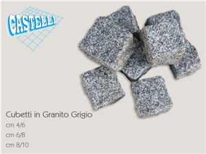 Serizzo Antigorio Grey Granite Cobble Stone