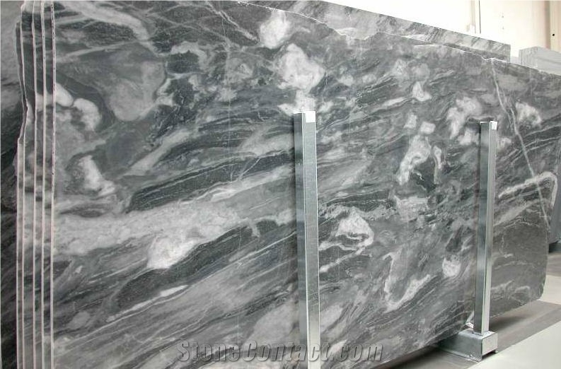 Bardiglio Nuvolato Marble Slab & Tile, Italy Grey Marble