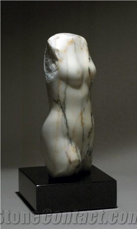 Dolcezza Statue in Paonazzo Marble