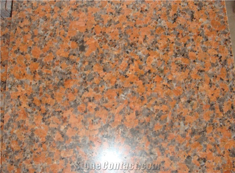 G562 Maple Red Granite Polished/Flamed Tiles/Stairs/Slabs