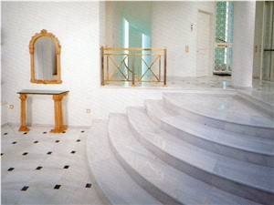 Stenopos Marble Stairs, Steps, Stenopos White Marble Stairs