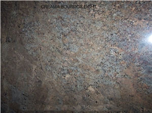Bordeaux Crema Light Granite Slabs