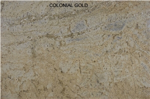 Colonial Gold Granite Tiles, Slabs