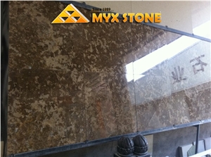 Golden Chocolate Brown Marble Slab and Tile