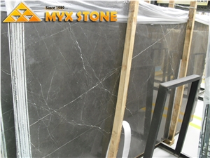Pietra Gray Brown Marble Slab and Tile, Iran Grey Marble