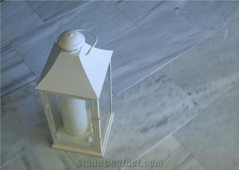 Kavalas White Marble Polished Tiles & Slabs, Flooring Tiles, Wall Covering Tiles