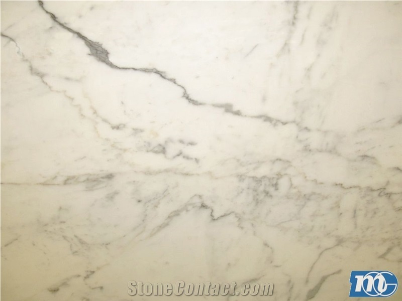 Statuario Carrara Marble Slabs, Italy White Marble